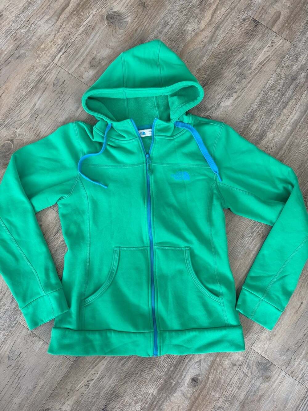 The North Face Women's Full Zip Fleece Hoodie Green Size XS